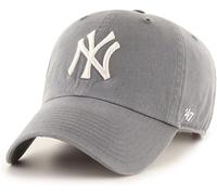 '47 MLB Unisex-Adult Dark Grey Clean Up Adjustable Hat Cap One Size, New York Yankees, One size