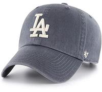'47 MLB Vintage Navy Clean-Up Adjustable Hat Cap, Adult, Los Angeles Dodgers, Vintage Navy, One Size