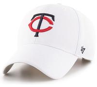 47 MLB White Primary Logo Team Color MVP Adjustable Hat, Adult One Size Fits All, Minnesota Twins, One size