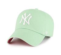 '47 MLB Womens Women's Brand Clean Up Cap, Green, Pink, One Size