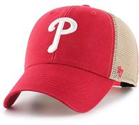 47 NCAA Flagship Wash Mesh MVP Adjustable Hat, Adult One Size Fits All, Philadelphia Phillies, One size