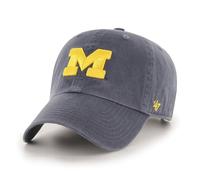 '47 NCAA Michigan Wolverines Mens Clean Up Adjustable Hat Clean Up Adjustable Hat, Team Color, One Size