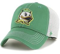 47 NCAA Trawler Primary Logo Team Color Mesh Trucker Clean Up Adjustable Hat, Adult One Size Fits All, Oregon Ducks, One size