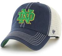 47 NCAA Trawler Primary Logo Team Color Mesh Trucker Clean Up Adjustable Hat, Adult One Size Fits All, Notre Dame Fighting Irish, One size