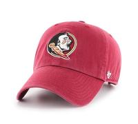47 NCAA Unisex-Adult Clean Up Adjustable Hat Cap One Size, Florida State Seminoles Red, One size