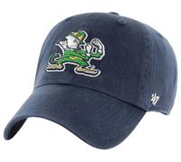47 NCAA Unisex-Adult Clean Up Adjustable Hat Cap One Size, Notre Dame Fighting Irish - Navy, One size