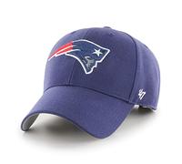 47 New England Patriots NFL MVP Unisex Baseball Cap, Adjustable, Team Badge, Light Navy