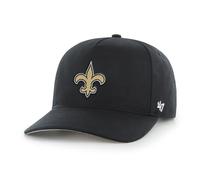 47 New Orleans Saints NFL Hitch RF Unisex Baseball Cap, Adjustable, Team Badge, Black