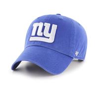47 New York Giants NFL Clean Up Unisex Baseball Cap, Adjustable, Team Badge, Royal Blue