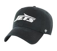 47 New York Jets NFL Clean Up Unisex Baseball Cap, Adjustable, Team Badge, Black