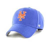 47 New York Mets MLB MVP Unisex Baseball Cap, Adjustable, Orange Logo, Royal Blue
