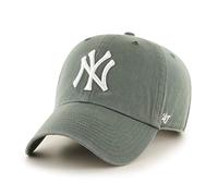 47 Brand Adjustable Cap Clean Up MLB New York Yankees Moss Green/White One-Size