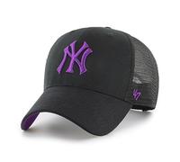 47 New York Yankees Black MLB Ballpark Mesh Most Value P Trucker Cap - One-Size
