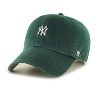 '47 New York Yankees Dark Green Base Runner Clean Up Strapback Cap, Green, One Size Fits All