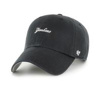 47 New York Yankees MLB Base Runner Script Clean Up Black Adjustable Cap