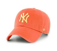 47 New York Yankees MLB Clean Up Orange Adjustable Cap