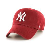 47 Brand New York Yankees Razor Red Clean Up Curved Visor Strapback Cap