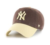 47 Brand Strapback Cap - CLEAN UP New York Yankees brown
