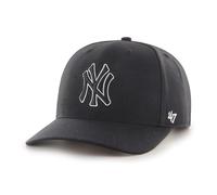 47 New York Yankees MLB Cold Zone White Outline Most Value P. DP Black Adjustable Snapback Cap