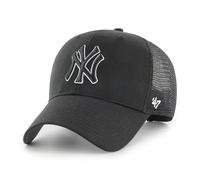 47 Brand NY Yankeees Branson Trucker Snapback Cap Black