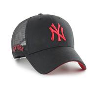 47 New York Yankees MLB Most Value P. Branson Sure Shot Black Red Adjustable Trucker Cap