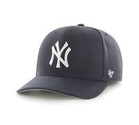 47 New York Yankees MLB MVP DP Unisex Baseball Cap, Adjustable, White Logo, Navy Blue