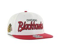 '47 NHL Chicago Blackhawks Cap Baseball Cap Crosstown Script TT Cap, black, One Size