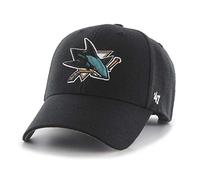 San Jose Sharks 47 Brand MVP Black NHL Team Cap
