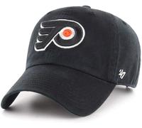 47 NHL Team Color Alternate Primary Logo Clean Up Adjustable Cap Dad Hat, Adult One Size Fits All, Philadelphia Flyers - Black, One size