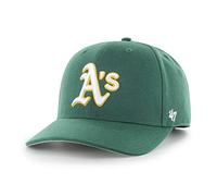 47 Oakland Athletics MLB MVP DP Unisex Baseball Cap, Adjustable, White Logo, Dark Green