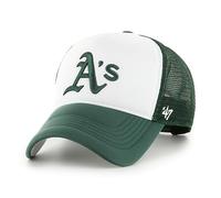 47 Oakland Athletics White Green MLB Tri Tone Foam Offside Trucker Cap