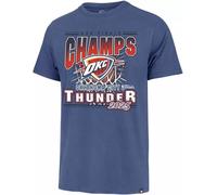 47 Oklahoma City Thunder 2025 NBA Champions Franklin MVP Short Sleeve Tee Shirt - NBA Cadet Blue T-Shirt (Large)