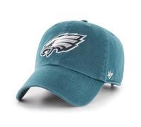 47 Philadelphia Eagles NFL Clean Up Unisex Baseball Cap, Adjustable, Team Badge, Pacific Green
