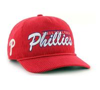 47 Philadelphia Phillies Double Header Corduroy Hitch Snapback Cap, Adjustable Hat Red
