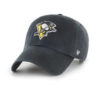 47 Pittsburgh Penguins NHL Clean Up Unisex Baseball Cap, Adjustable, Team Badge, Black