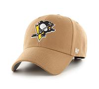 47 Pittsburgh Penguins NHL MVP Unisex Baseball Cap, Adjustable, Team Badge, Tan
