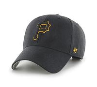 47 Pittsburgh Pirates MLB MVP Unisex Baseball Cap, Adjustable, Black Logo, Black