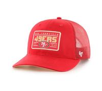 47 San Francisco 49ers Hardline Trucker RF Unisex Baseball Cap - Red