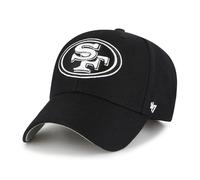 47 San Francisco 49'ers NFL MVP Unisex Baseball Cap, Adjustable, Team Badge, Black