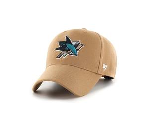 '47 San Jose Sharks Camel MVP Snapback NHL Cap Brown