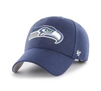 47 Seattle Seahawks NFL MVP Unisex Baseball Cap, Adjustable, Team Badge, Light Navy