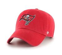 47 Tampa Bay Buccaneers NFL Clean Up Unisex Baseball Cap, Adjustable, Team Badge, Red