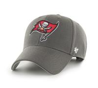 47 Tampa Bay Buccaneers NFL MVP Unisex Baseball Cap, Adjustable, Team Badge, Graphite Grey