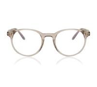TOM FORD FT5695-B 045 Man Optical frames Acetate Brown Round Normal Blue anti light - for PC