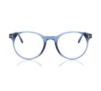 TOM FORD FT5695-B 090 Man Optical frames Acetate Blue Round Normal Blue anti light - for PC