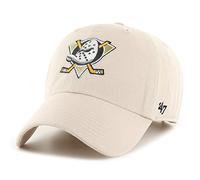 47 Brand Adjustable Cap - Clean UP Anaheim Ducks Bone Beige