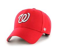 47 Washington Nationals MLB MVP Unisex Baseball Cap, Adjustable, White Logo, Red