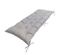 47" x 20" Waterproof Outdoor Bench Cushion Non Slip Patio Furniture Cushions for Swing Rocking Chair Garden Sofa Light Gray Outdoor Seating Comfort