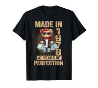 47 Year Old Made in 1978 Teddy Bear 47th Birthday Women T-Shirt