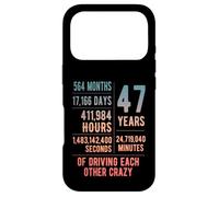 47 Years Married Funny 47th Wedding Anniversary Case for iPhone 17 Pro